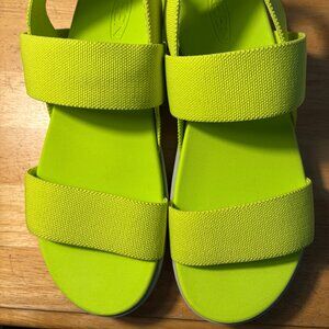 Keen Women's Elle Backstrap, Lime Green, Size 10.5
